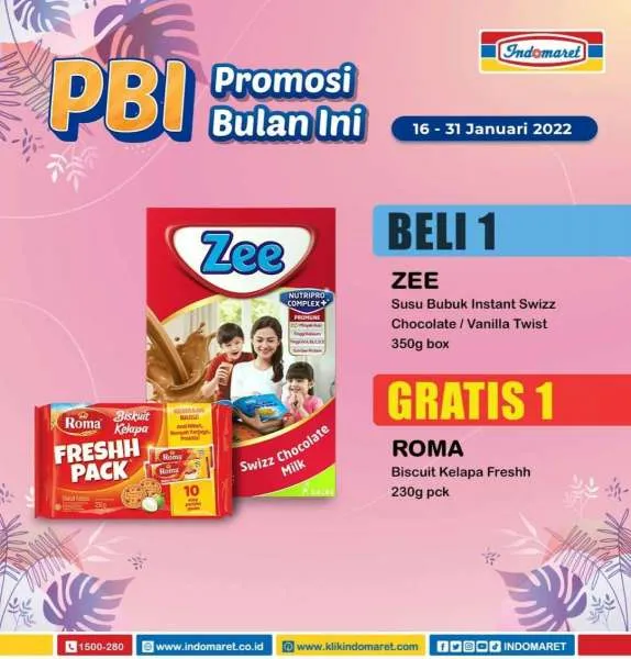 Promo Indomaret Bulan Ini Periode 16-31 Januari 2022