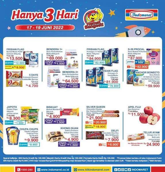 Promo JSM Indomaret Hanya 3 Hari Mulai 17-19 Juni 2022