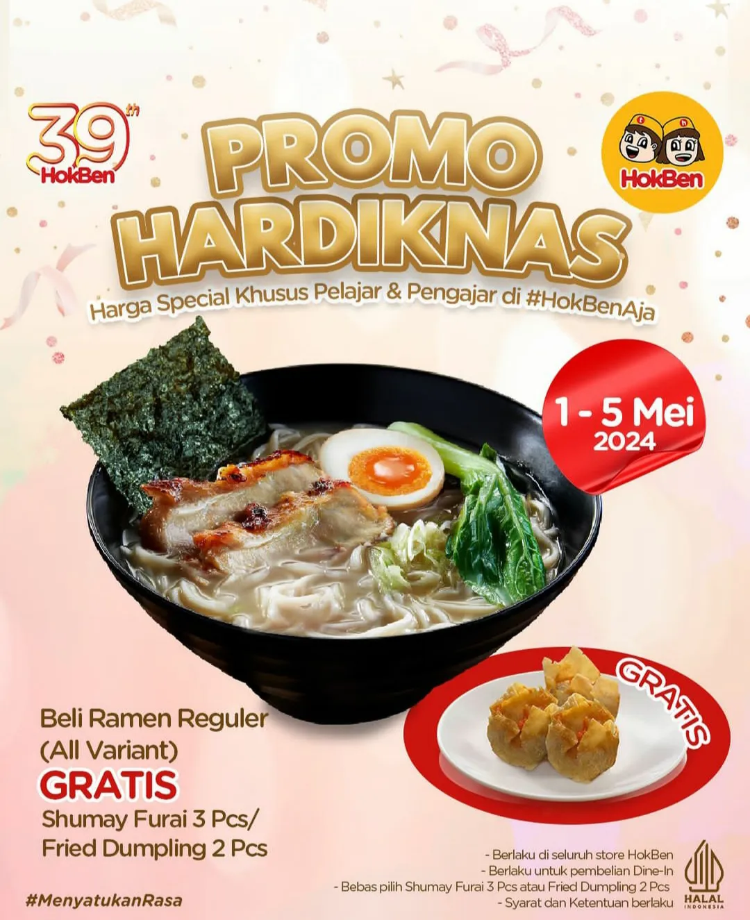 Promo Hokben Mei 2024: Spesial Hardiknas
