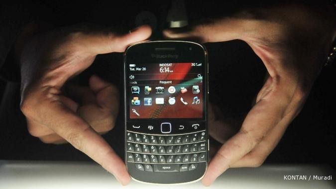 Layanan BlackBerry sempat tewas, saham RIM jeblok