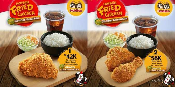 Promo Hokben First Installer, Dapat 1 Paket Hokben Fried Chicken s.d November 2024