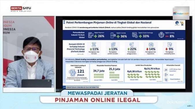 Lindungi Masyarakat dari Pinjol Ilegal, Menteri Johnny: Kominfo Putus Akses dan Edukasi Literasi Digital