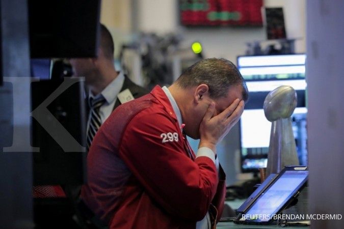 Wall Street rontok akibat kekhawatiran perlambatan ekonomi global