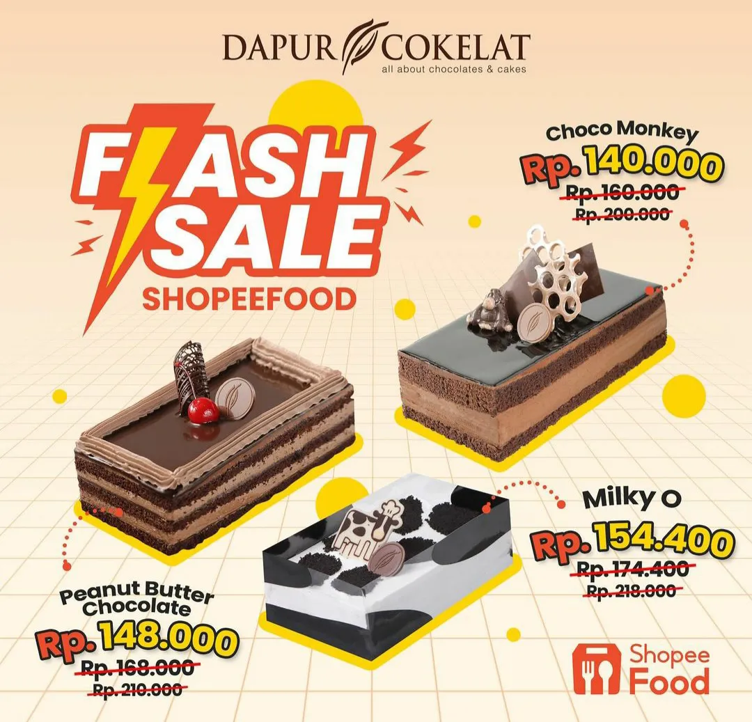 promo dapur cokelat flash sale
