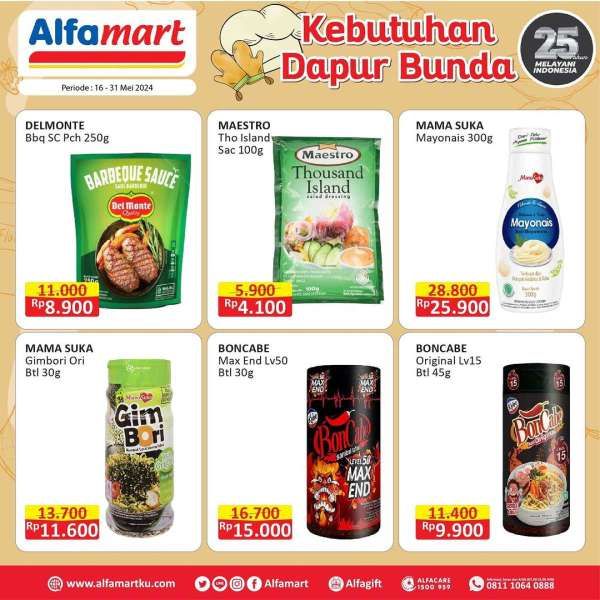 Promo Alfamart Belanja Kebutuhan Dapur 16-31 Mei 2024