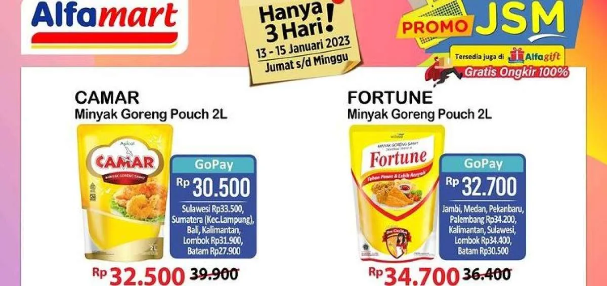 Harga Promo JSM Alfamart 13-15 Januari 2023, Belanja Hemat di Pertengahan Bulan