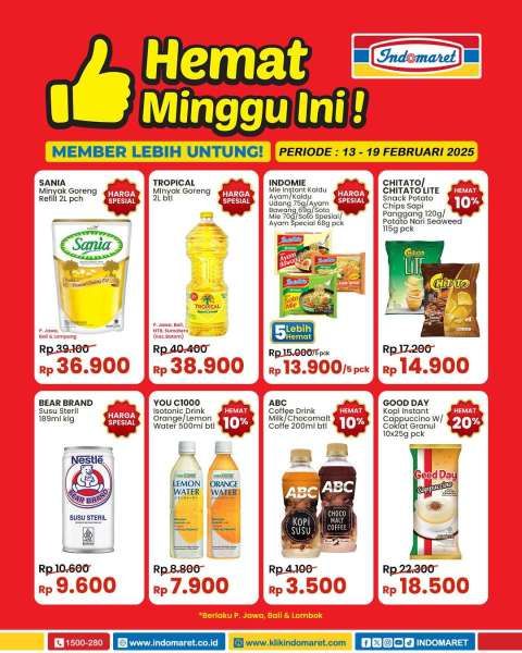 Promo Indomaret 13-19 Februari 2025 Hemat Minggu Ini