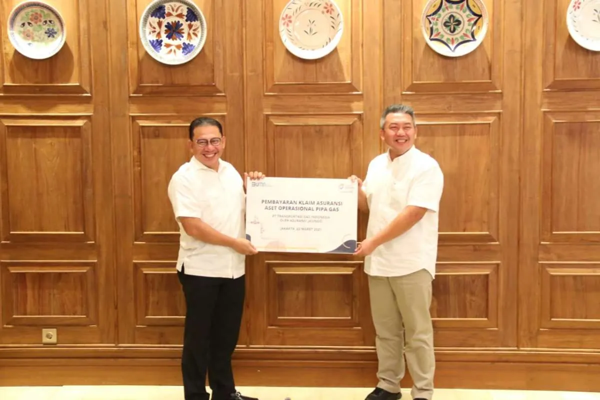 Asuransi Jasindo selesaikan klaim pipeline Transportasi Gas Indonesia