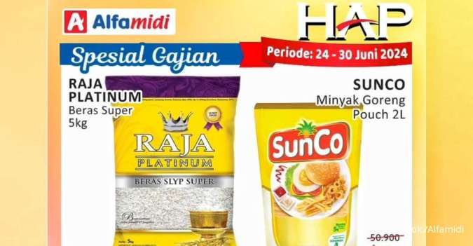 Katalog Promo Alfamidi Hemat Satu Pekan Spesial Gajian Periode 24-30 Juni 2024