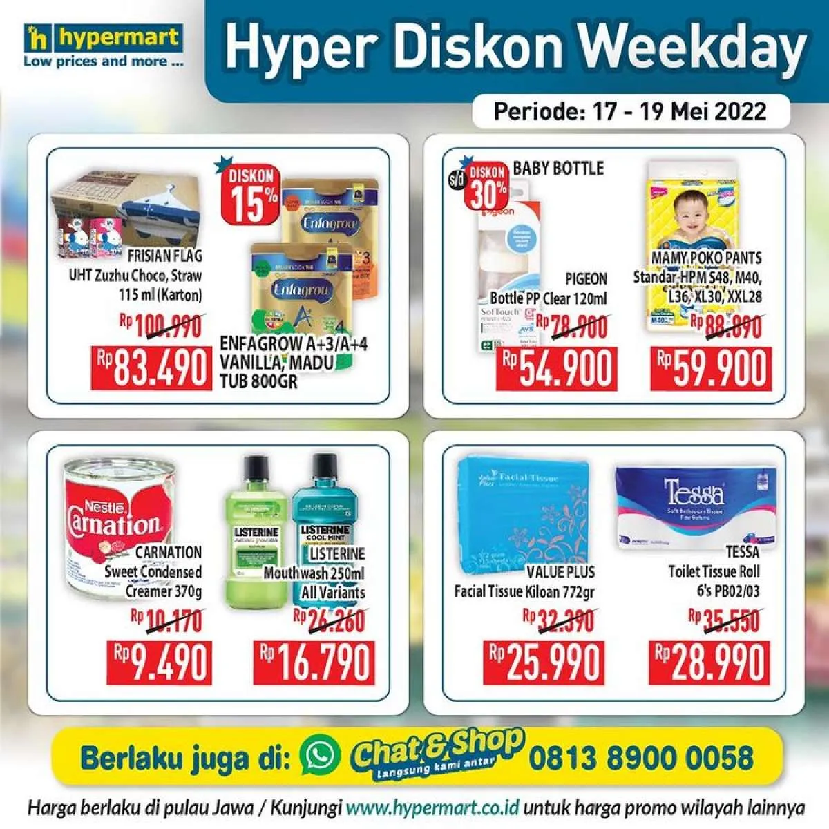 Katalog Promo Hypermart Hyper Diskon Weekday Periode 17-19 Mei 2022