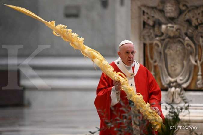 Pesan Paskah Paus Fransiskus: Jangan menyerah pada rasa takut