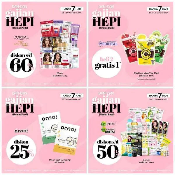 Promo DAN+DAN Gajian Hepi 25-31 Desember 2021
