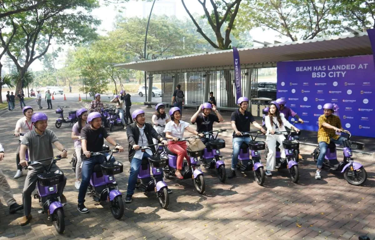 Sinar Mas Land & Beam Mobility Hadirkan Armada Ramah Lingkungan via Aplikasi di BSD 