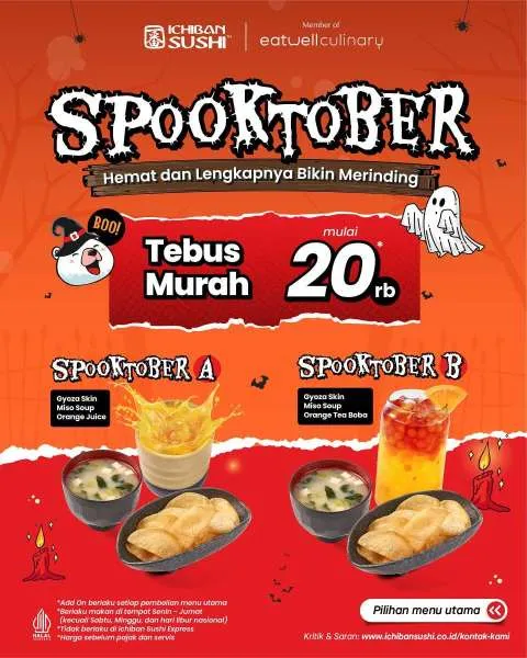 Promo Ichiban Sushi Spooktober 2025