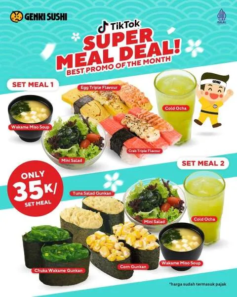 Promo Genki Sushi Super Meal Deal Oktober 2025
