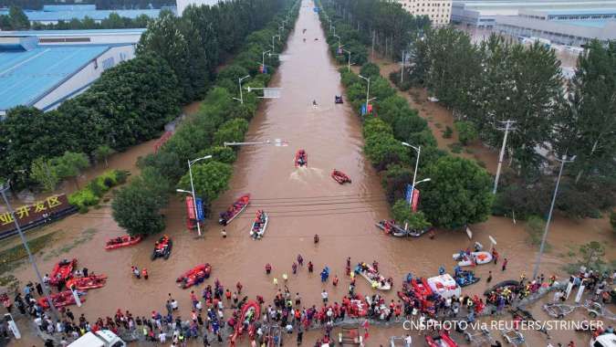 Banjir Terjang Kebun Binatang di Tiongkok, Tiga Singa Tewas dan 100 Satwa Hilang