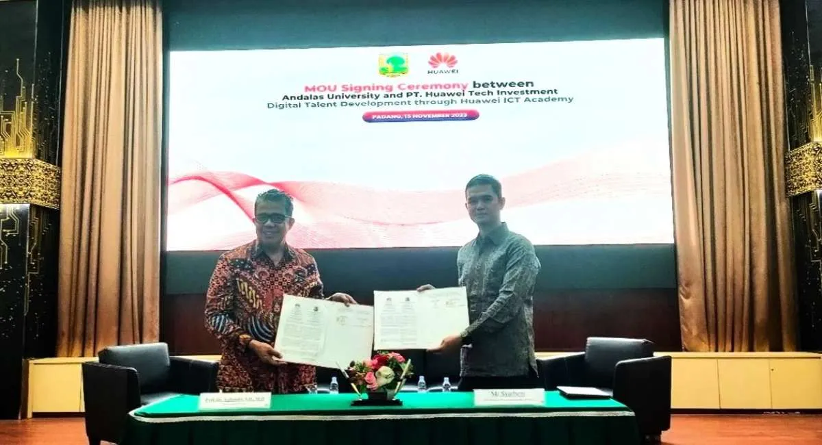 Huawei ICT Academy Tingkatkan Kapasitas Digital Universitas Andalas