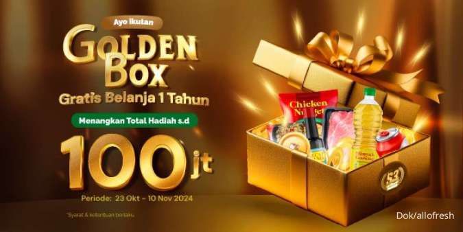 AlloFresh Apresiasi Mama lewat Program Golden Box, Hadiah Total Voucher Rp 100 Juta 