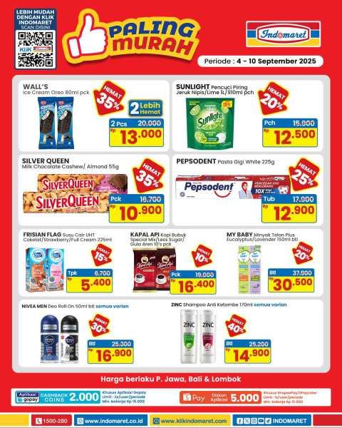 Promo Indomaret Paling Murah 4-10 September 2025