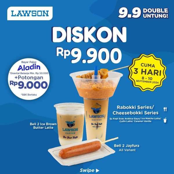 Promo 9.9 di Lawson 8-10 September 2024