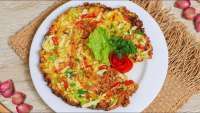 Resep Telur Dadar Sayuran Masak Singkat Ala Chef Rudy Choirudin