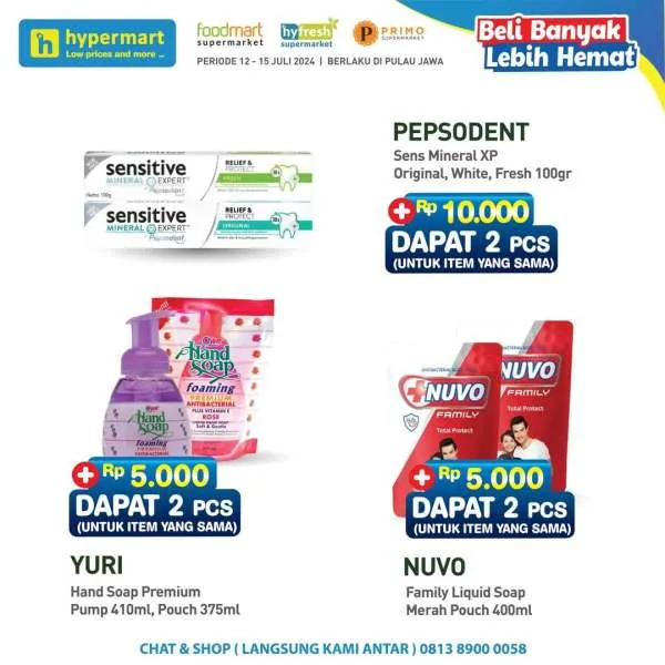 Promo Hypermart Beli Banyak Lebih Hemat Periode 12-15 Juli 2024