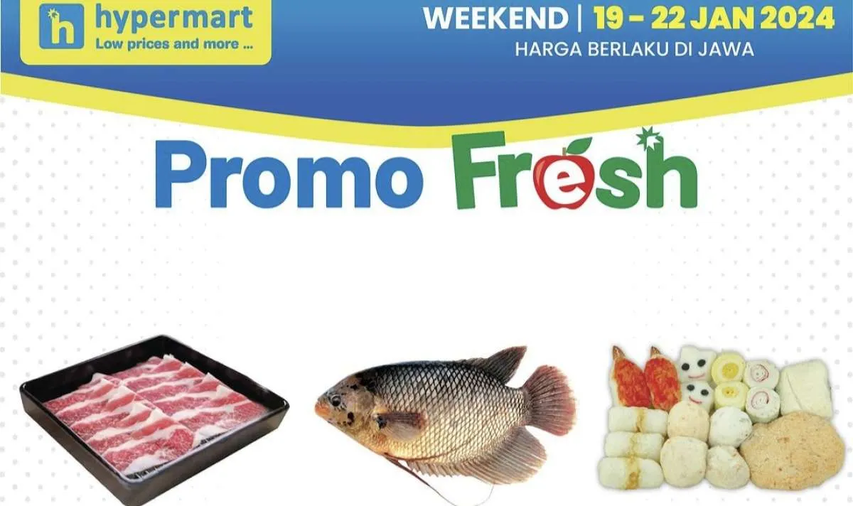 Katalog Promo JSM Hypermart Hyper Diskon Weekend Periode 19-22 Januari 2024