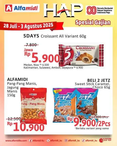 Promo Alfamidi Hemat Satu Pekan Periode 28 Juli-3 Agustus 2025
