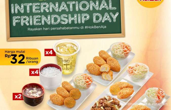Promo HokBen 30 Juli 2025, Potongan Harga Spesial Hari Persahabatan Internasional
