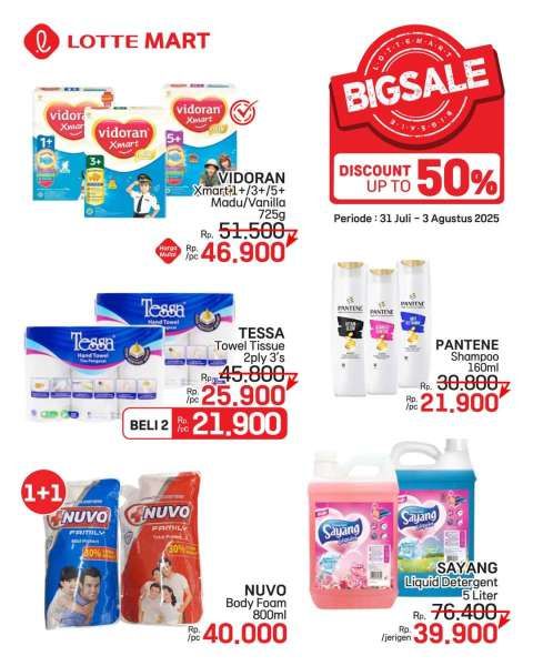 Promo JSM Lotte Mart Berakhir Minggu 3 Agustus 2025