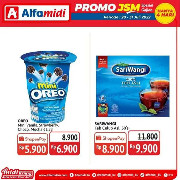 Promo JSM Alfamidi Spesial Gajian Periode 28-31 Juli 2022