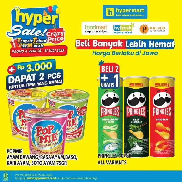 Katalog Harga Promo JSM Hypermart Terbaru 28-31 Juli 2023