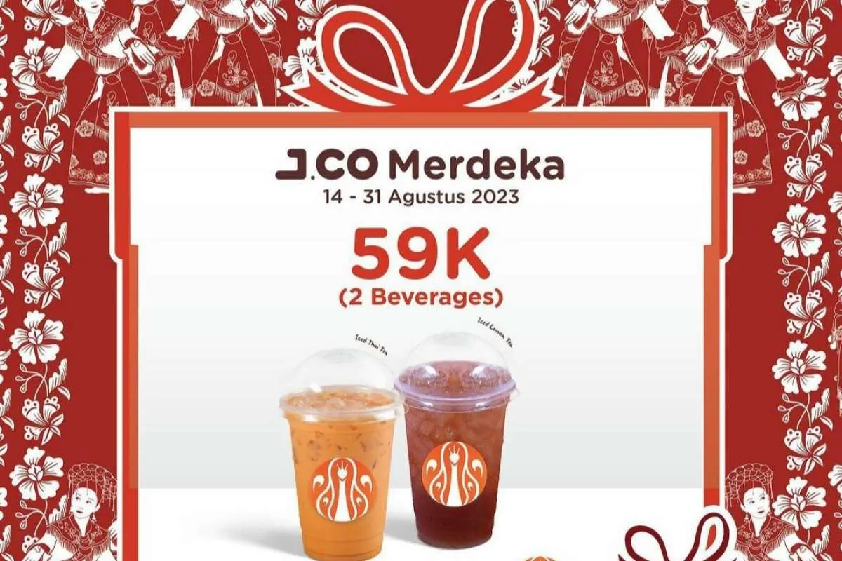 Promo JCO Merdeka 14-31 Agustus 2023, Paket Jpops dan Beverages Mulai Rp 59.000