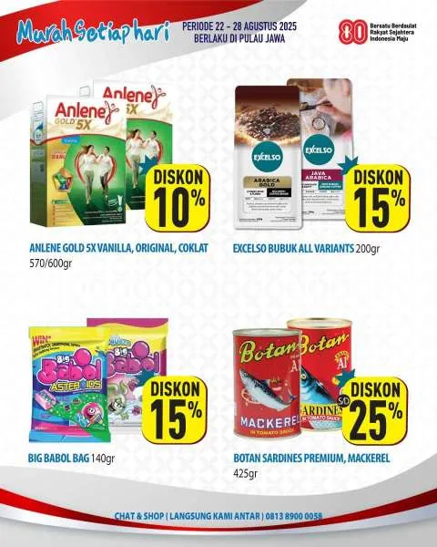 Promo JSM Hypermart Hyper Diskon Weekend Periode 22-25 Agustus 2025