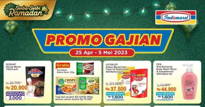 Promo Gajian Indomaret Periode 25 April-5 Mei 2023, Harga Spesial di Musim Gajian