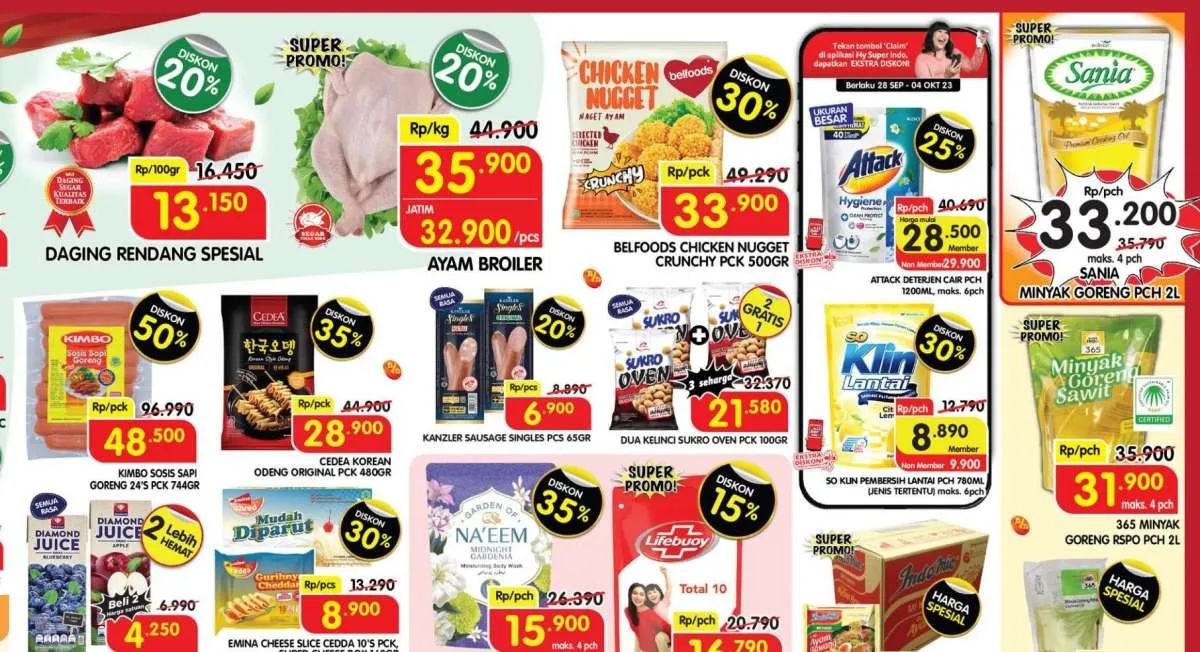 Promo Superindo Hari Ini Kamis 5 Oktober 2023, Harga Spesial di Promo Weekday