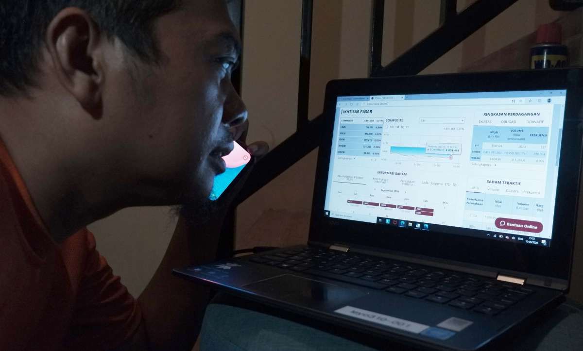 IHSG hari ini anjlok setelah pengumuman PSBB Jakarta