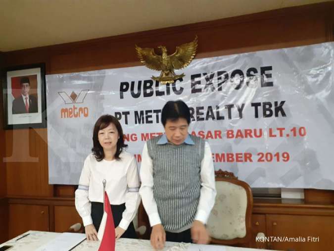 Kuartal III-2019, Metro Realty Tbk (MTSM) masih dulang rugi Rp2,83 miliar