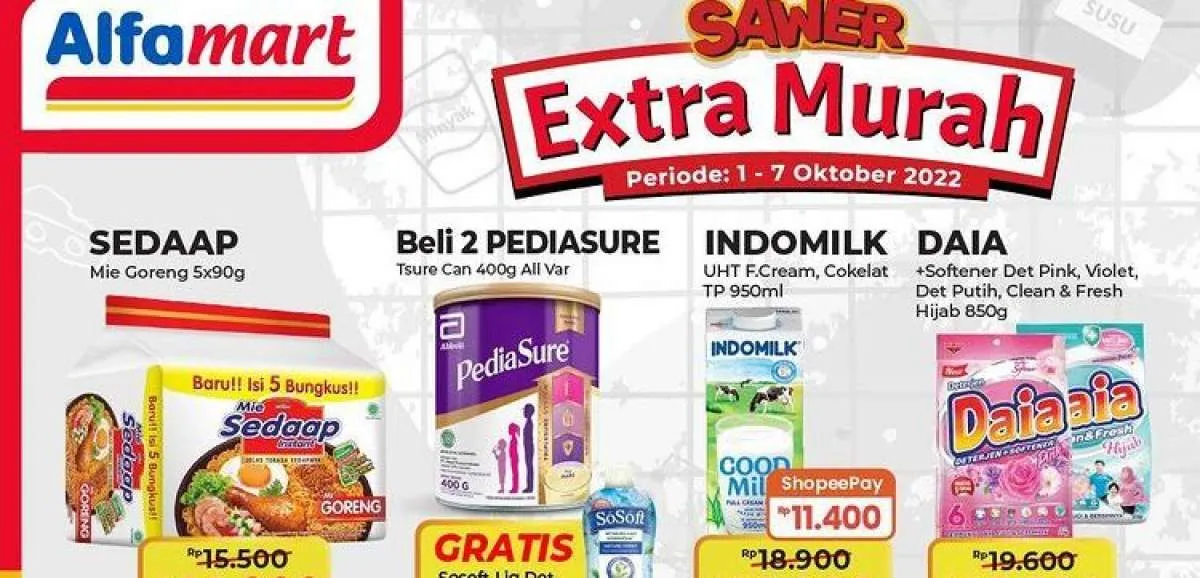 Promo Alfamart di Hari Selasa 4 Oktober 2022, Belanja Ekstra Murah
