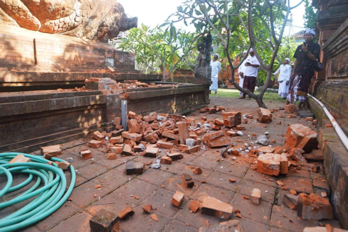 Pasca-gempa magnitudo 6, sembilan gempa susulan mengguncang Bali