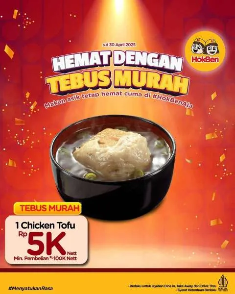 Promo Hokben Chicken Tofu