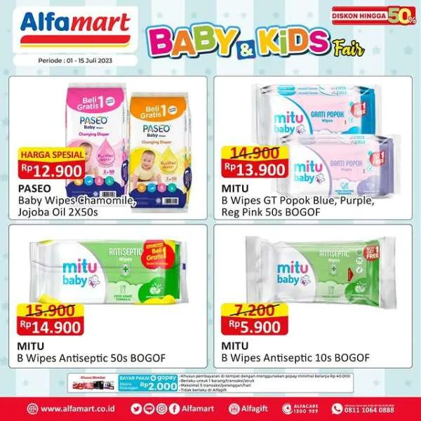 Promo Alfamart Baby & Kids Fair Periode 1-15 Juli 2023