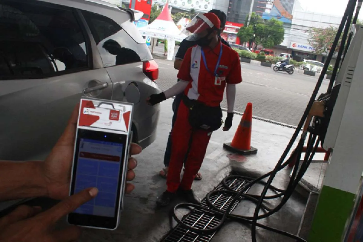 Transaksi non-tunai di SPBU Malang Raya naik 185% selama sebulan uji coba