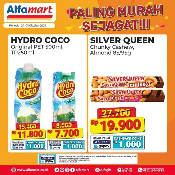 Promo Alfamart Paling Murah Sejagat Periode 24-31 Oktober 2024