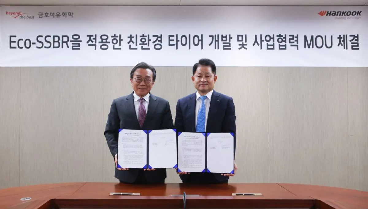 Hankook Tire Teken MoU dengan Kumho Petrochemical Kembangkan Ban Ramah Lingkungan