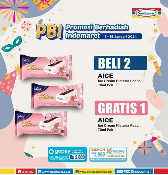 Promo Berhadiah Indomaret Periode 1-15 Januari 2024