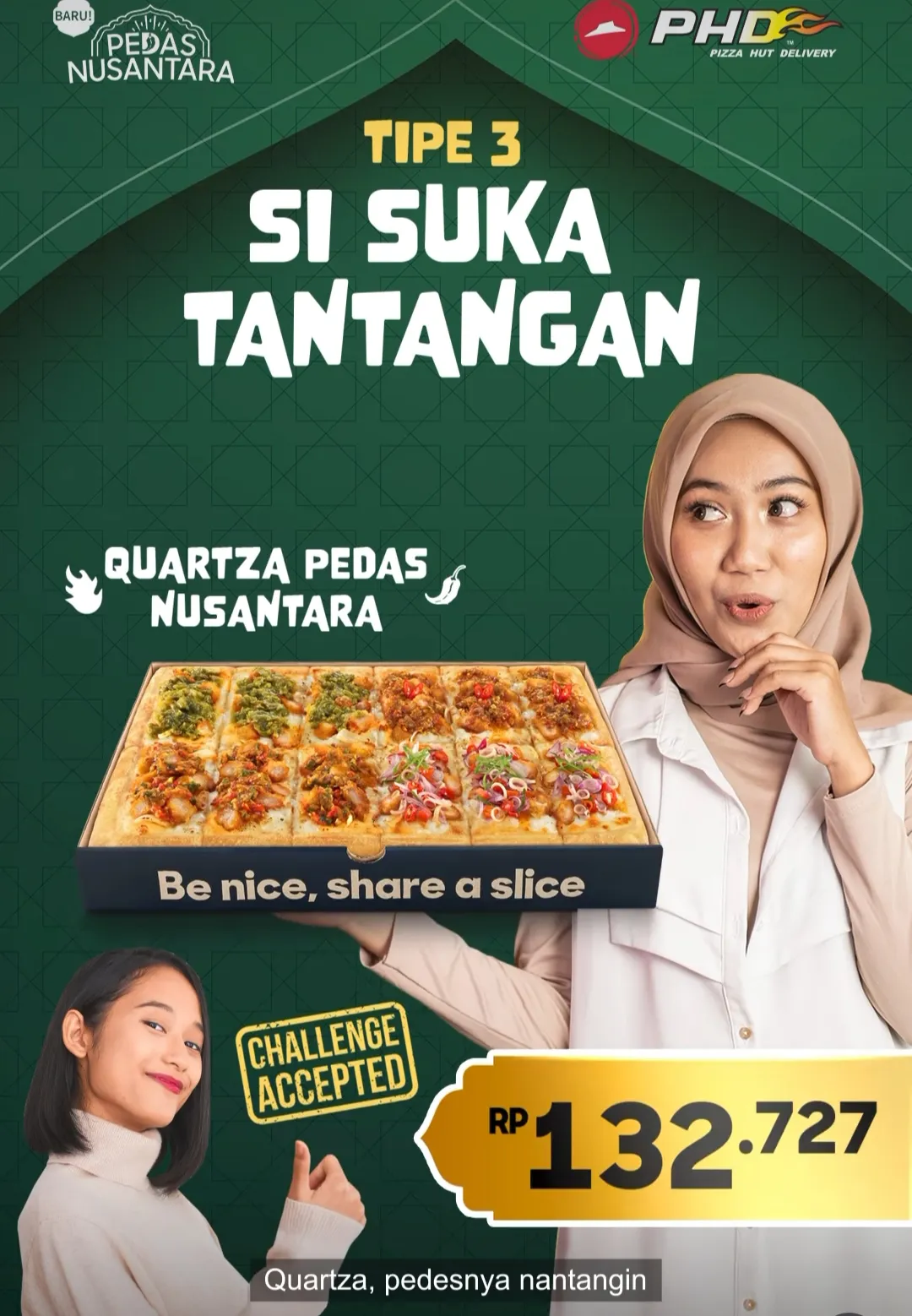 Promo PHD menu baru paket Pedas Nusantara