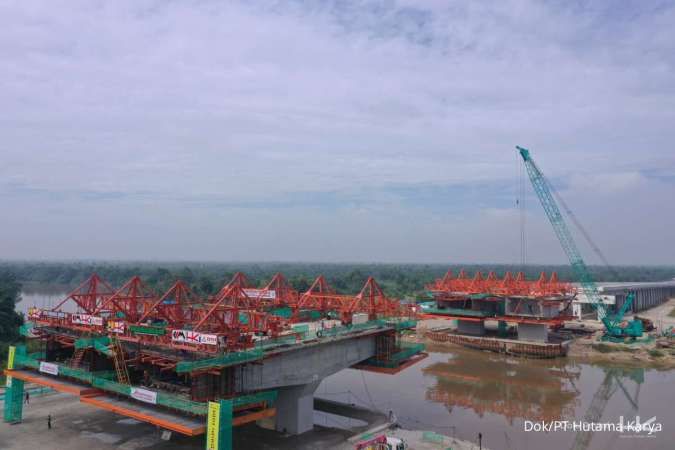 Pembangunan Jalan Tol Lingkar Pekanbaru Garapan Hutama Karya Capai Progres 57,57%