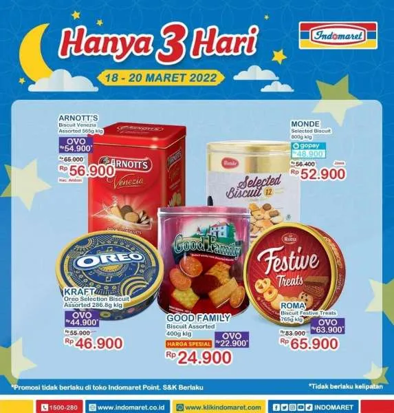 Promo Indomaret Hanya 3 Hari Periode 18-20 Maret 2022