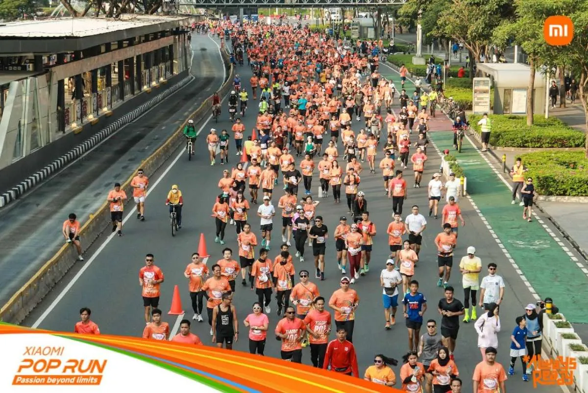 Xiaomi Pop Run2024 Pertama Kali Hadir di Indonesia,Sukses Gaet Lebih 1.500 Partisipan
